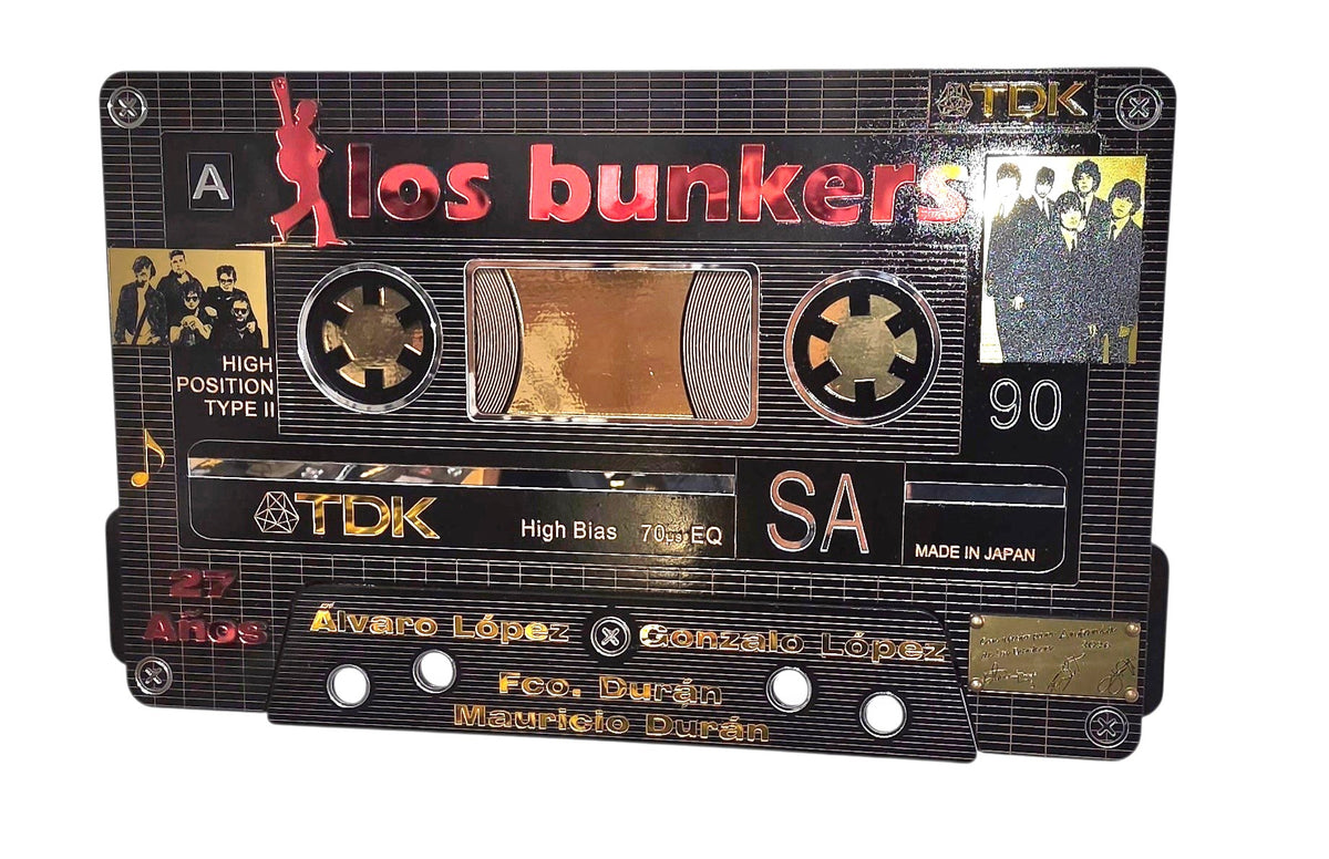 Cuadro Casete Los Bunkers