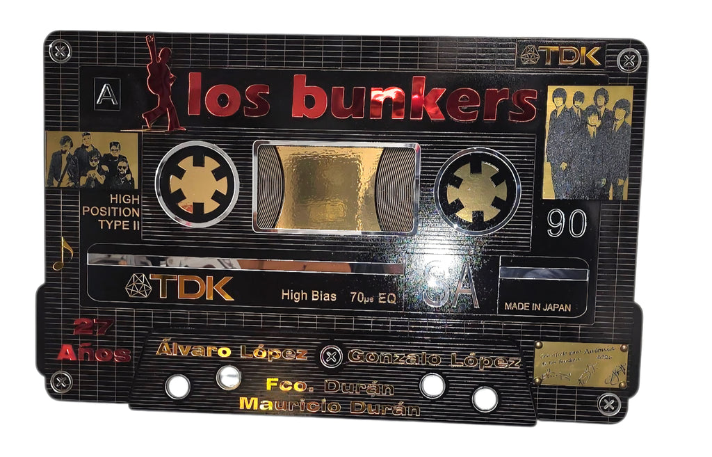 Cuadro Casete Los Bunkers