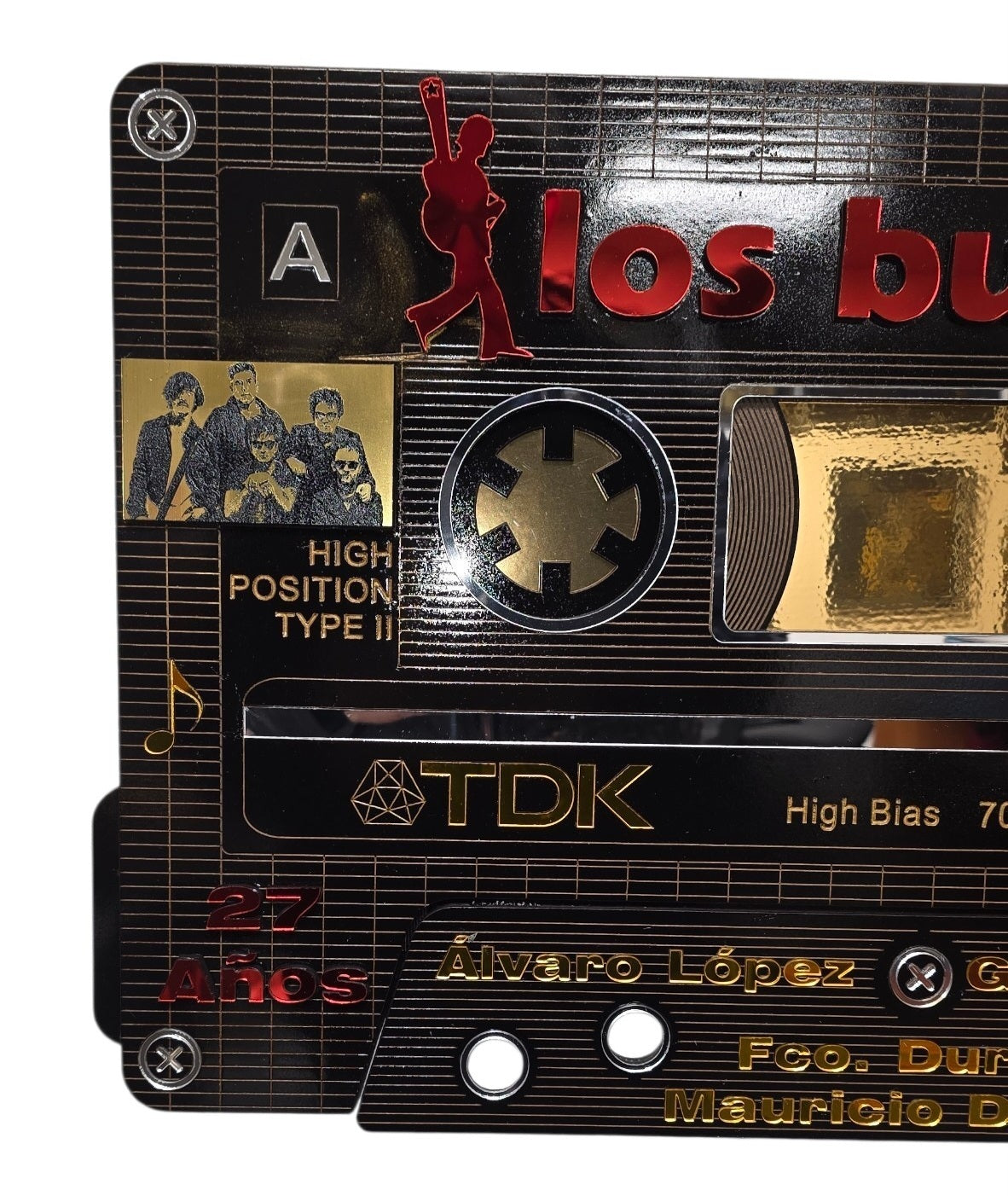 Cuadro Casete Los Bunkers