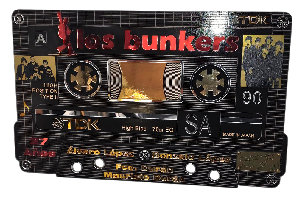 Cuadro Casete Los Bunkers
