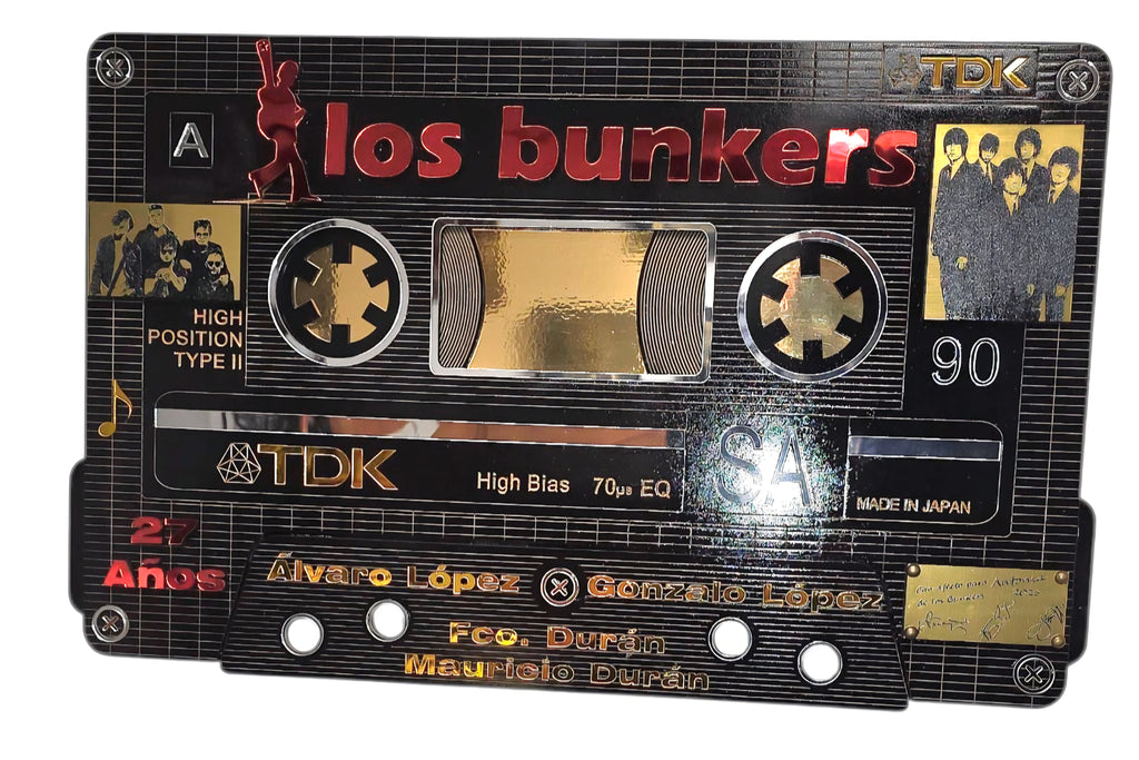 Cuadro Casete Los Bunkers