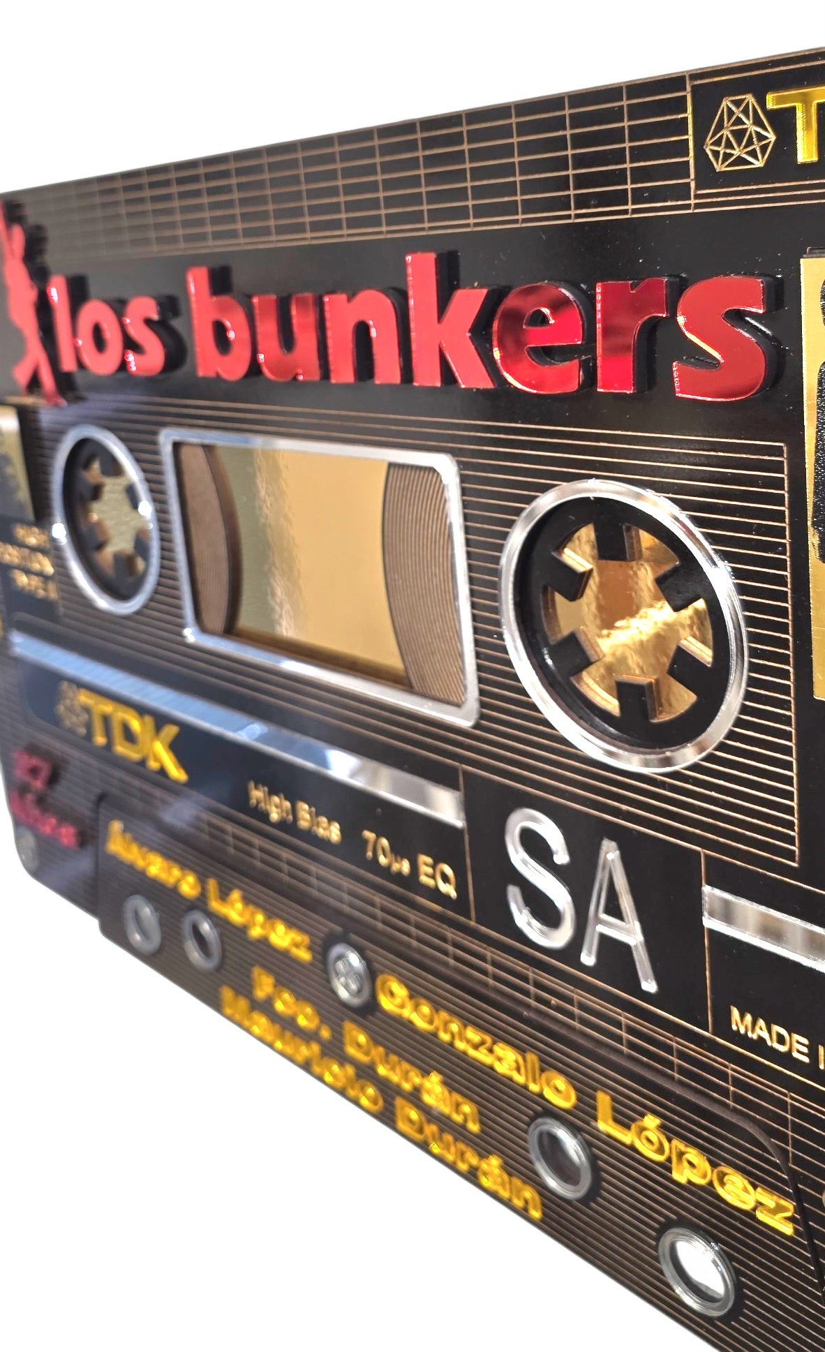 Cuadro Casete Los Bunkers