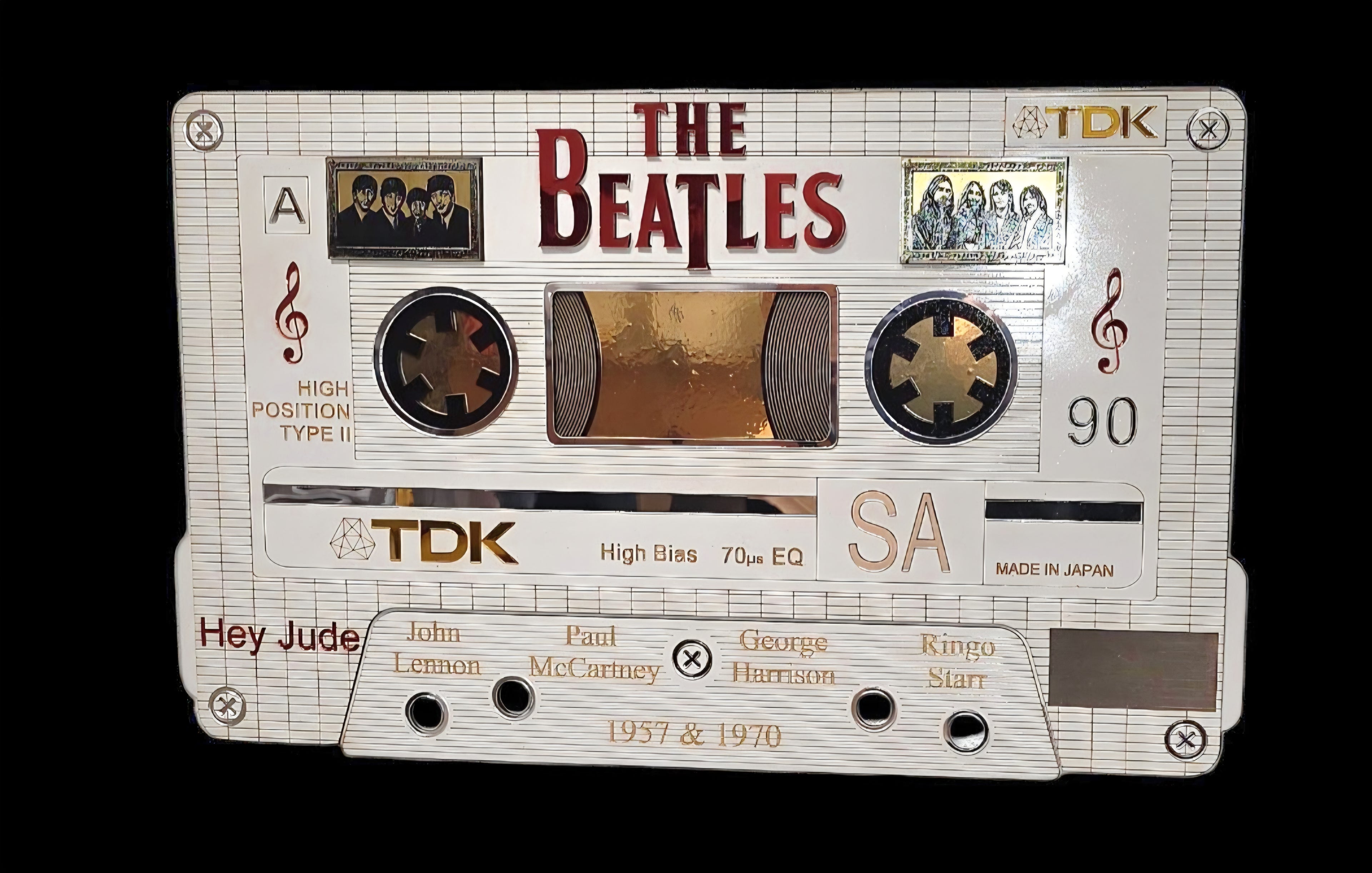 Casete Los Beatles Blanco
