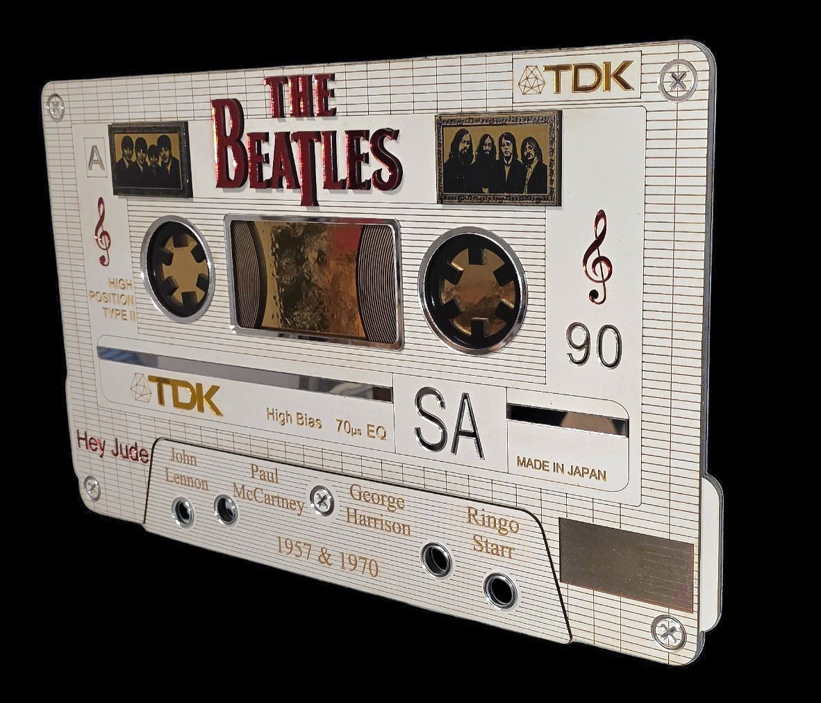 Casete Los Beatles Blanco