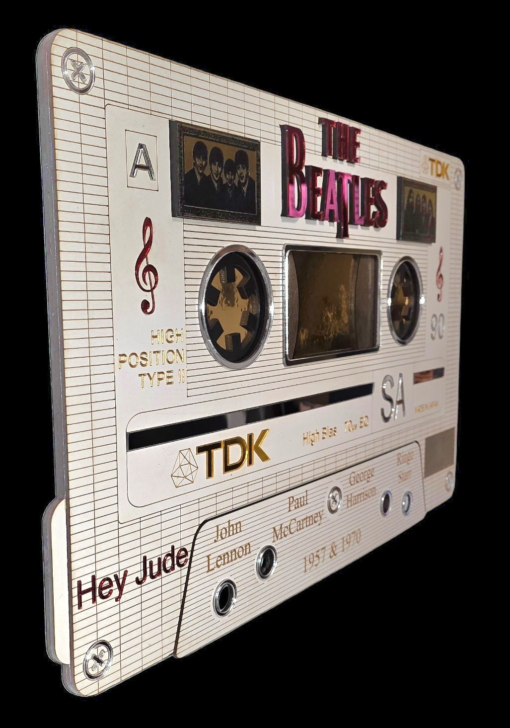 Casete Los Beatles Blanco
