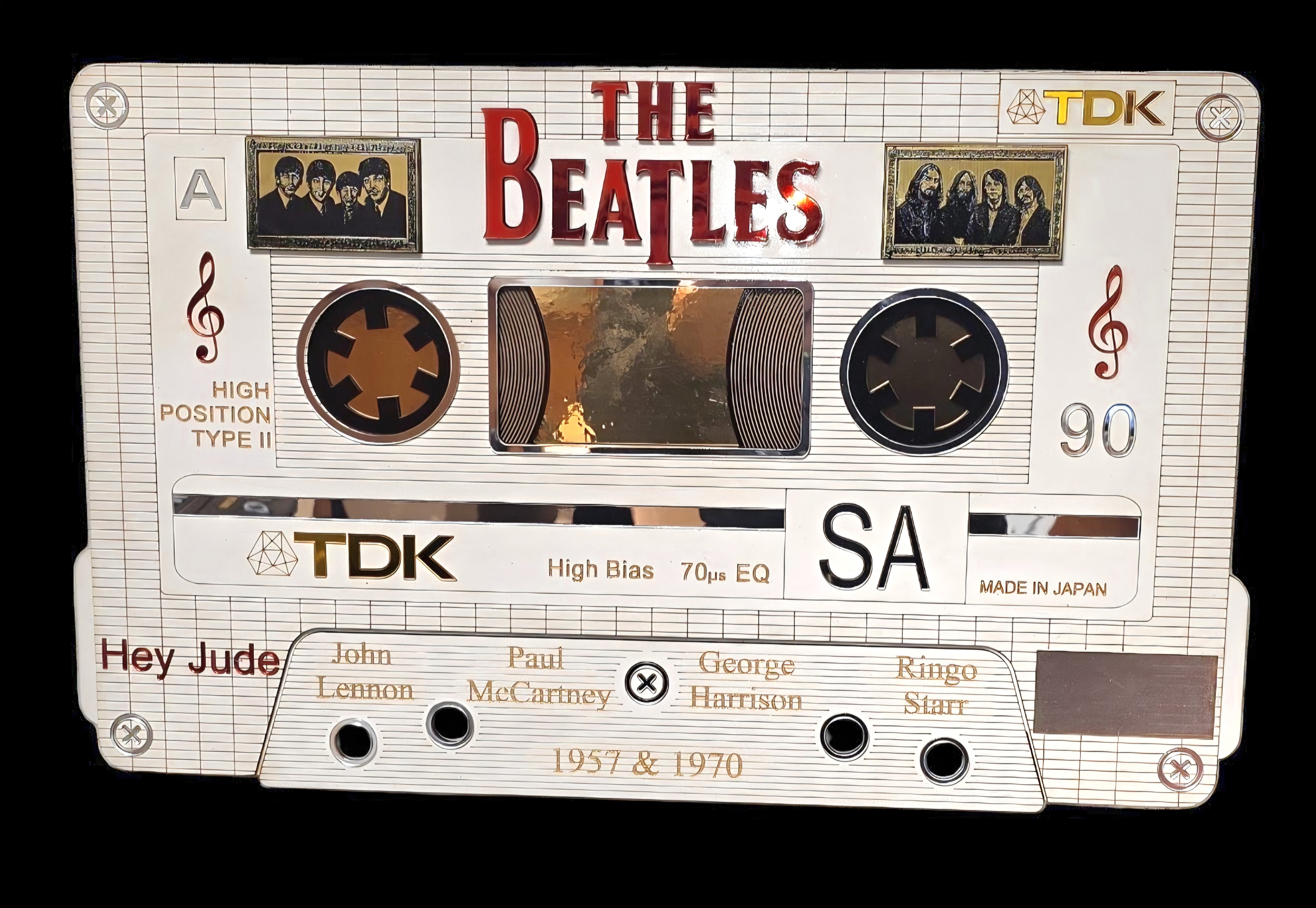 Casete Los Beatles Blanco