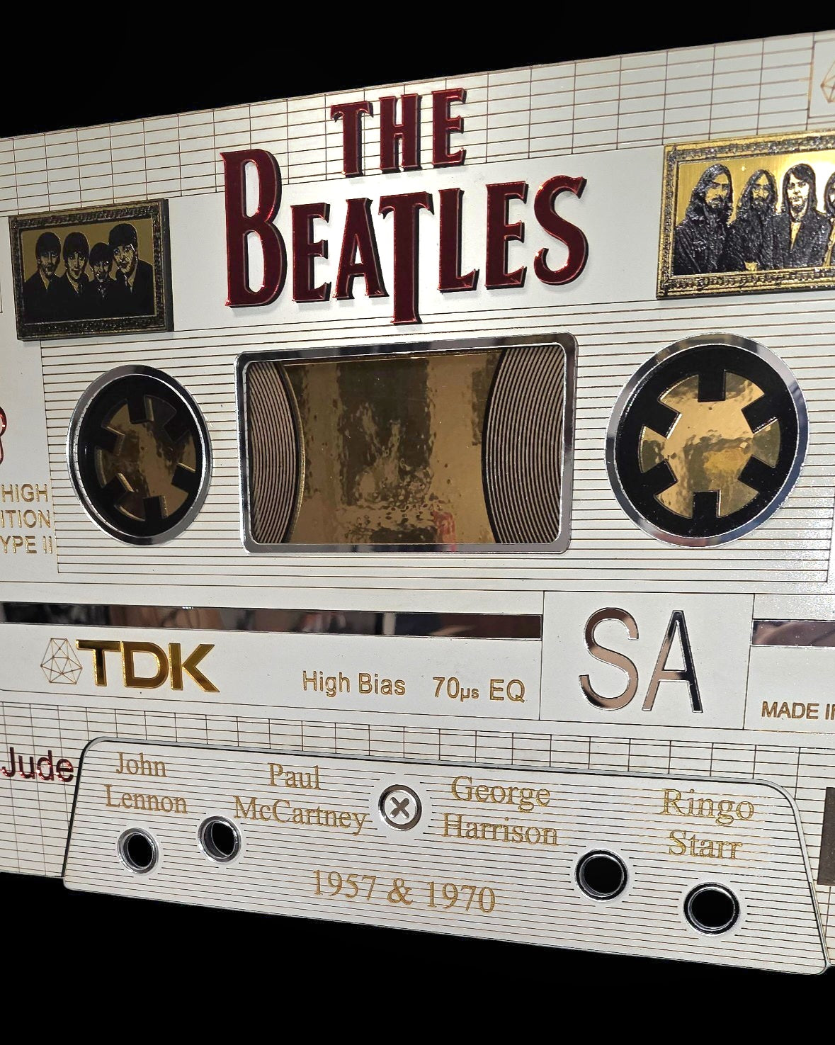 Casete Los Beatles Blanco
