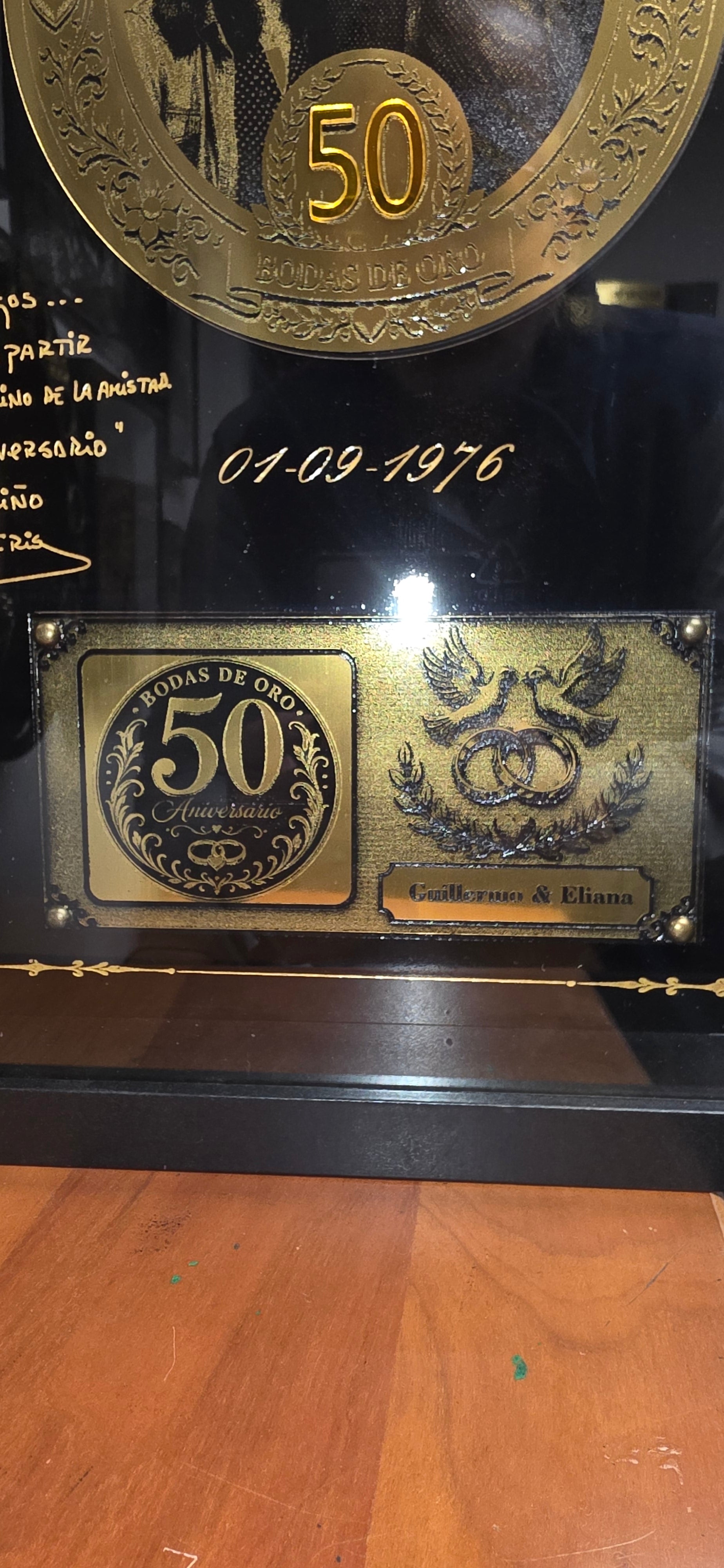CUADRO BODAS DE ORO
