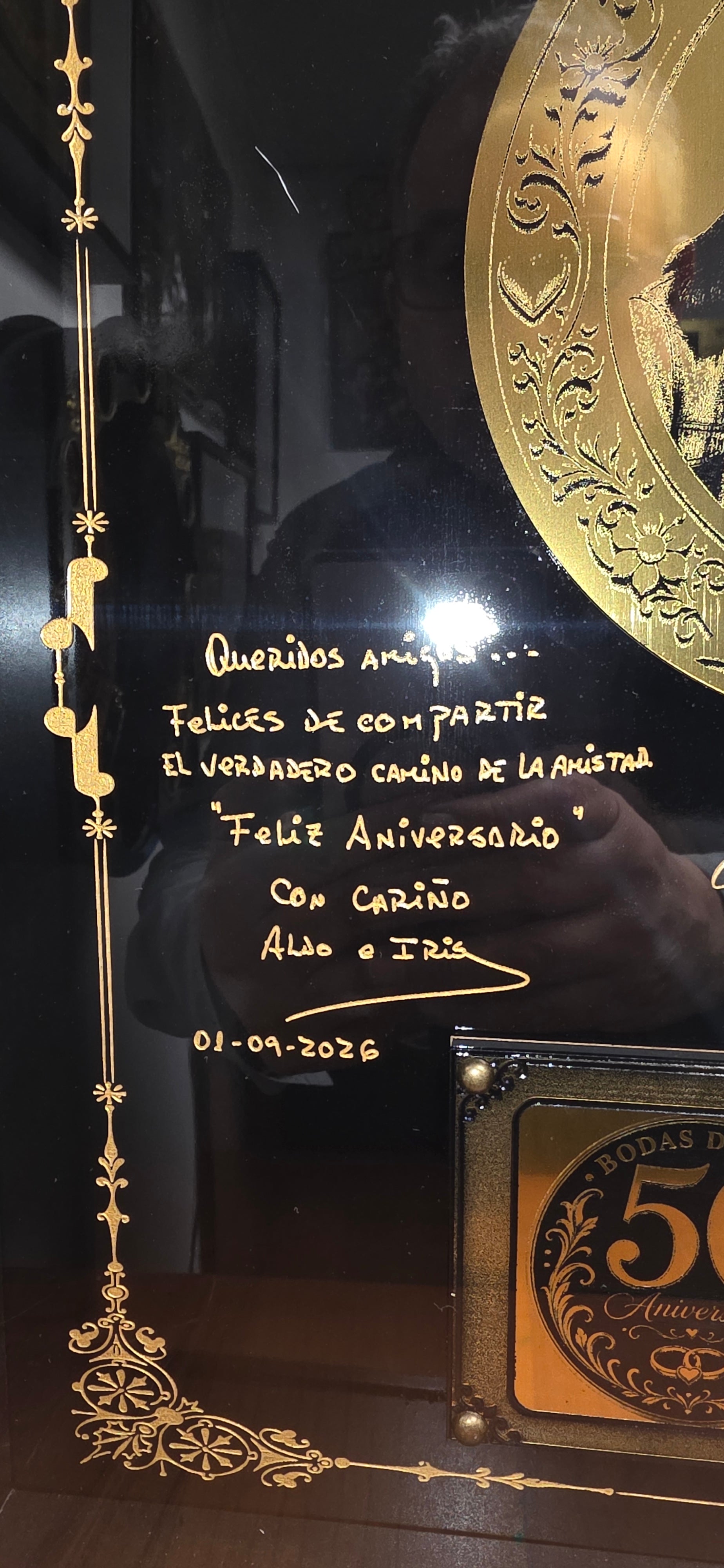 CUADRO BODAS DE ORO
