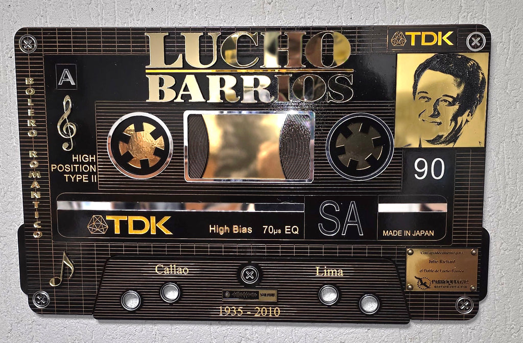 Cuadro Casete Lucho Barrios