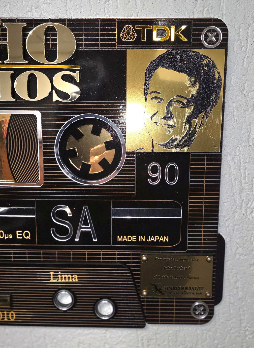 Cuadro Casete Lucho Barrios