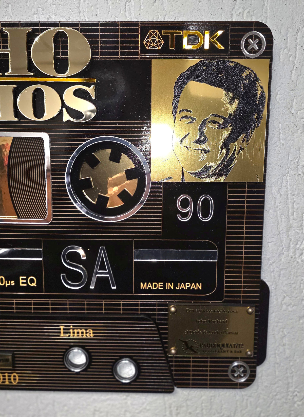 Cuadro Casete Lucho Barrios