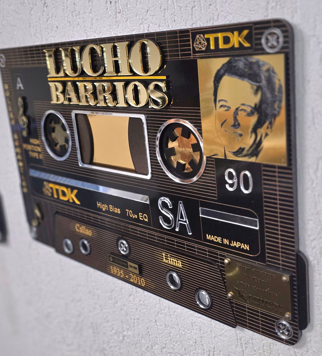 Cuadro Casete Lucho Barrios