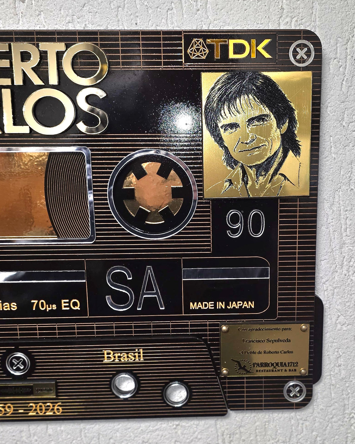 Cuadro Casete Roberto Carlos