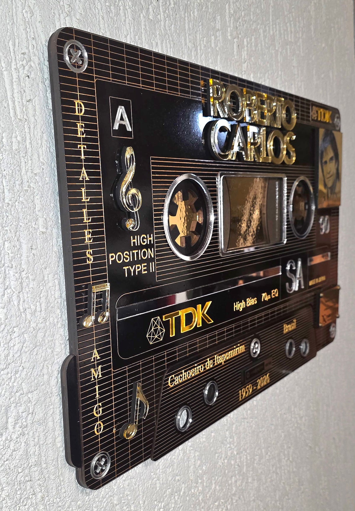 Cuadro Casete Roberto Carlos