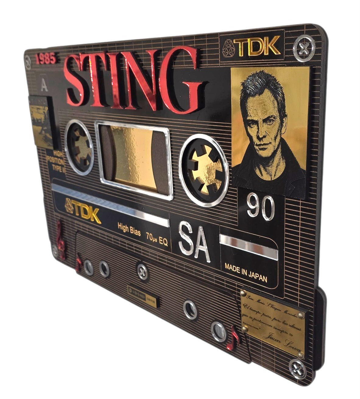Casete Sting, 60 x 40 cm