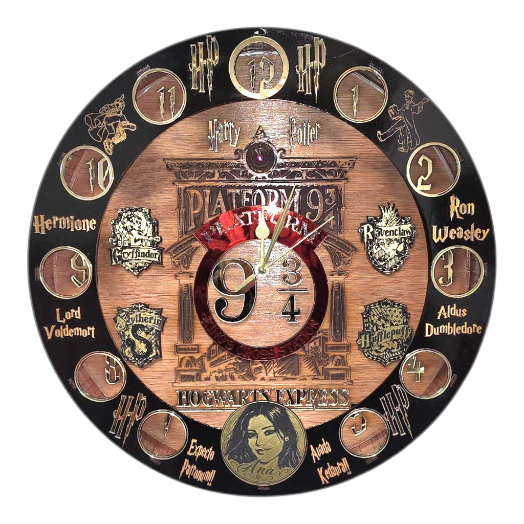 RELOJ HARRY POTTER ILUMINADO