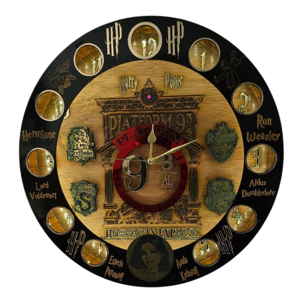 RELOJ HARRY POTTER ILUMINADO
