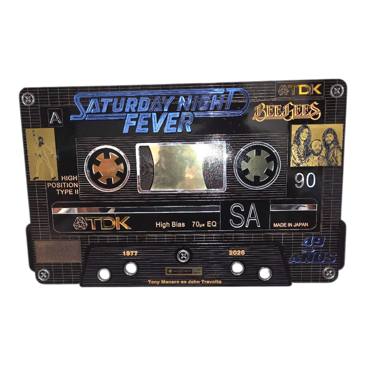 Cuadro Casete Saturday Night Fever