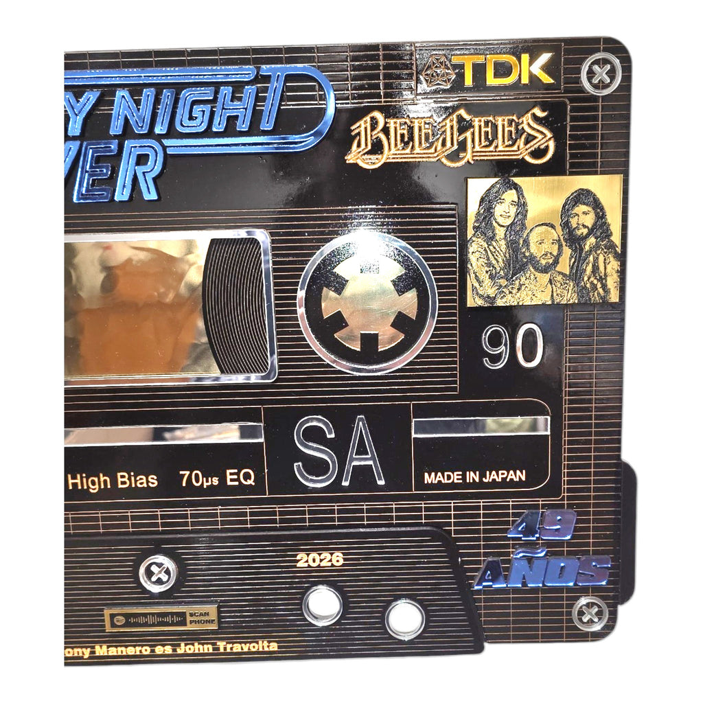 Cuadro Casete Saturday Night Fever