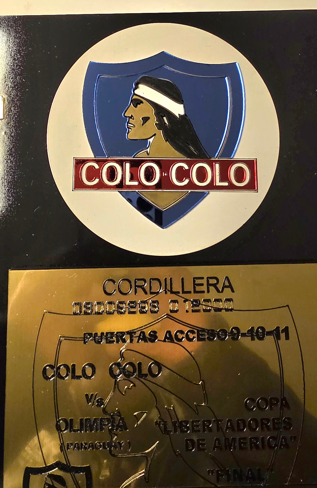 Cuadro Ticket Colo Colo