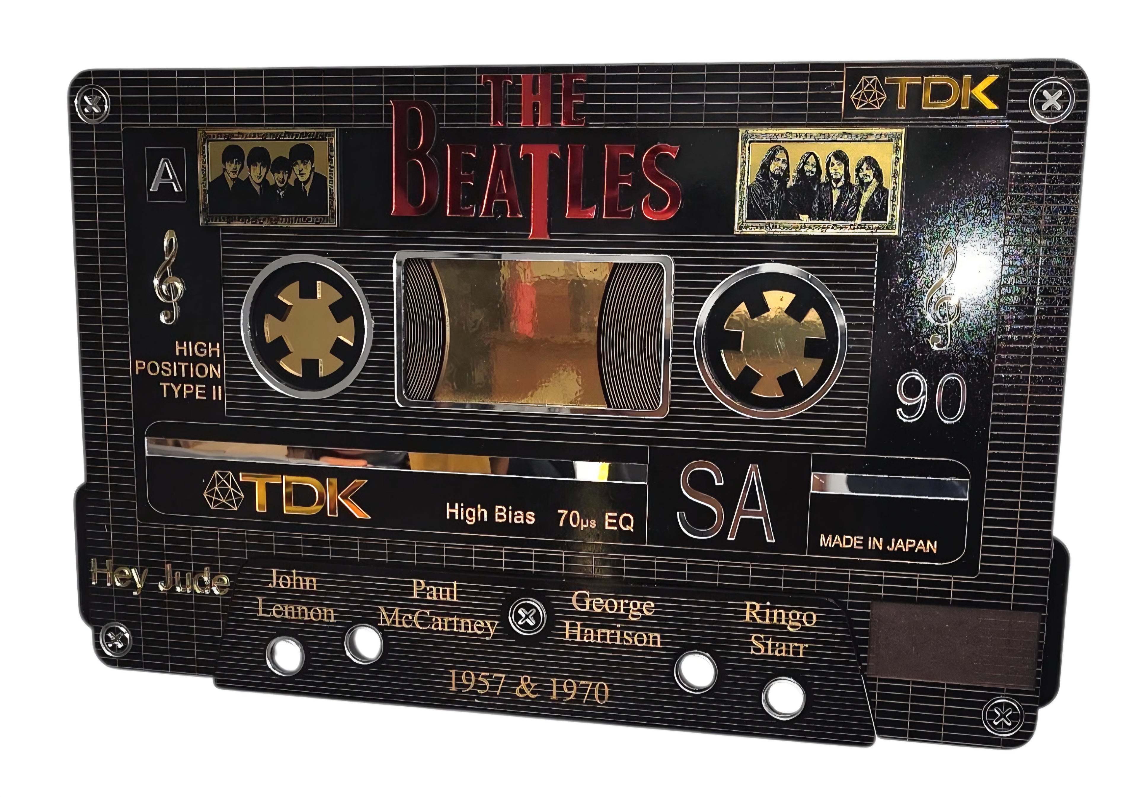 Cuadro Casete Los Beatles