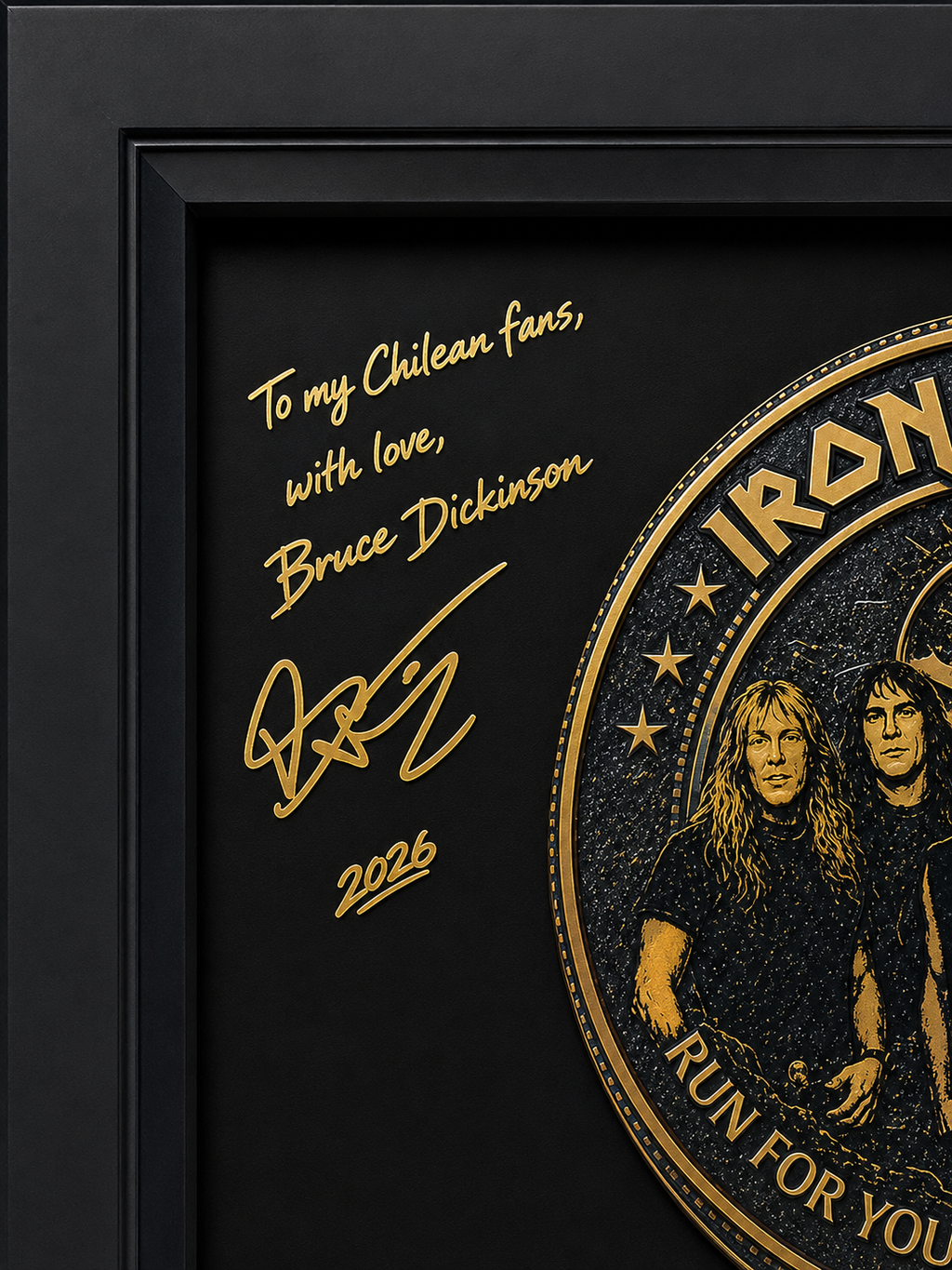 Cuadro Ticket Iron Maiden 30 x 30 cm