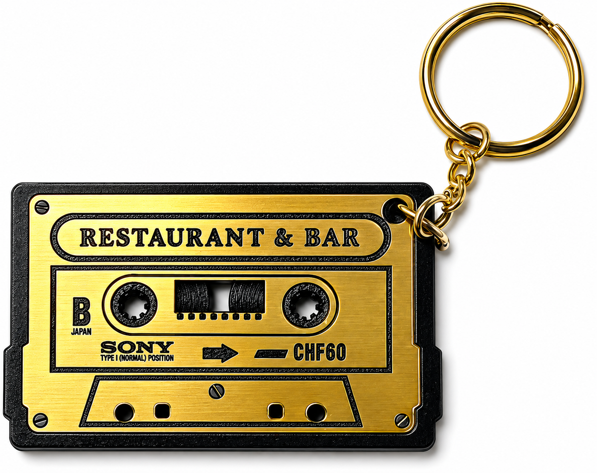 LLAVERO CASETE VINTAGE PERSONALIZADO