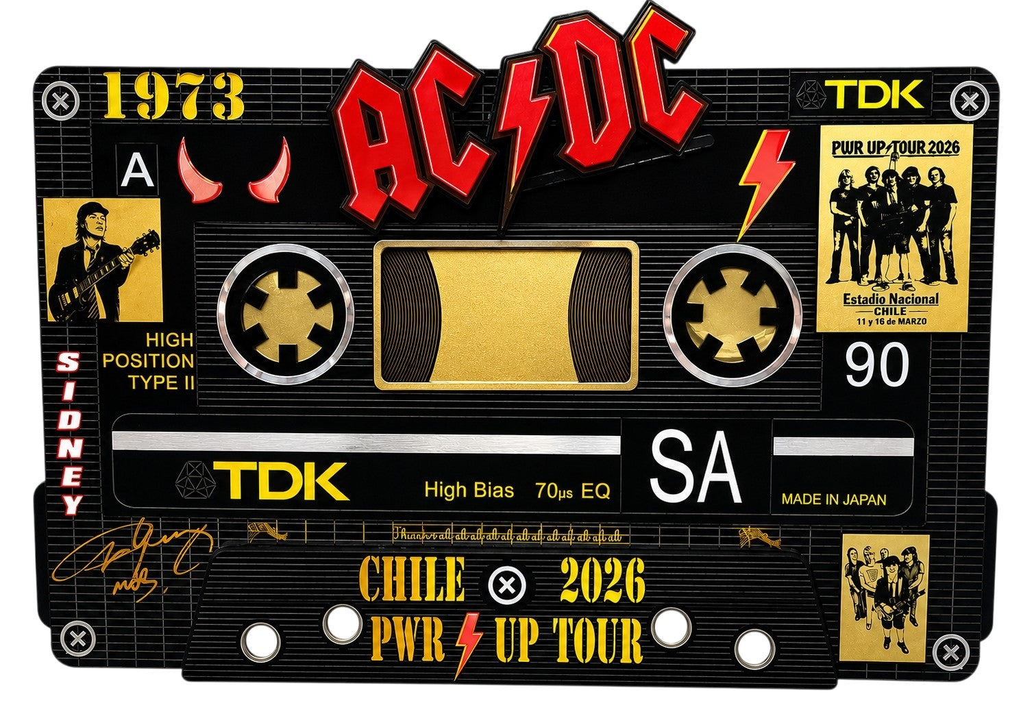 Cuadro Casete AC DC