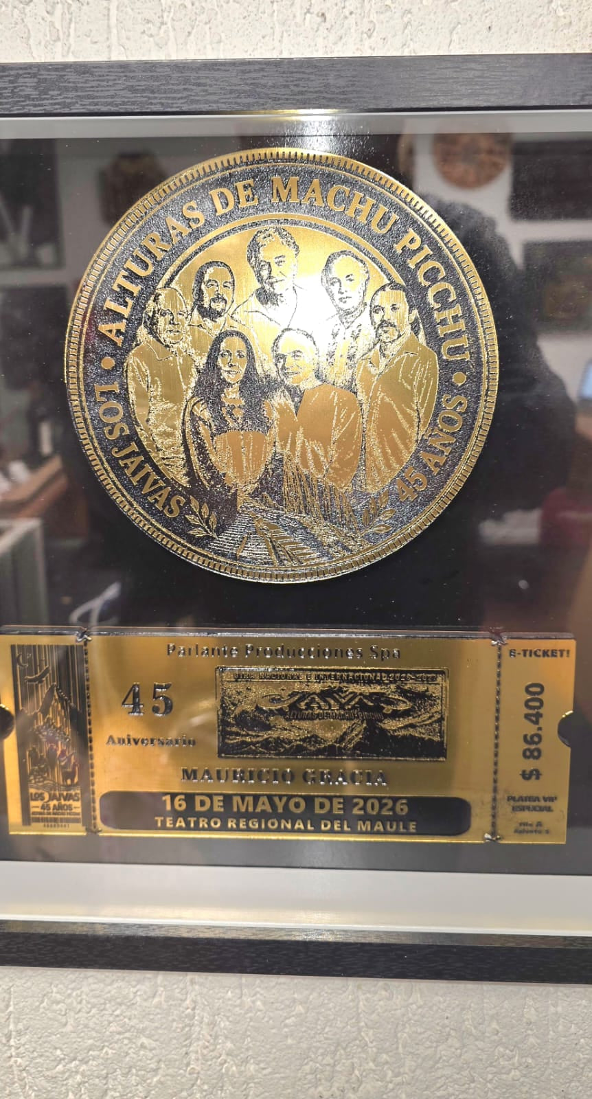 Cuadro Ticket Los Jaivas