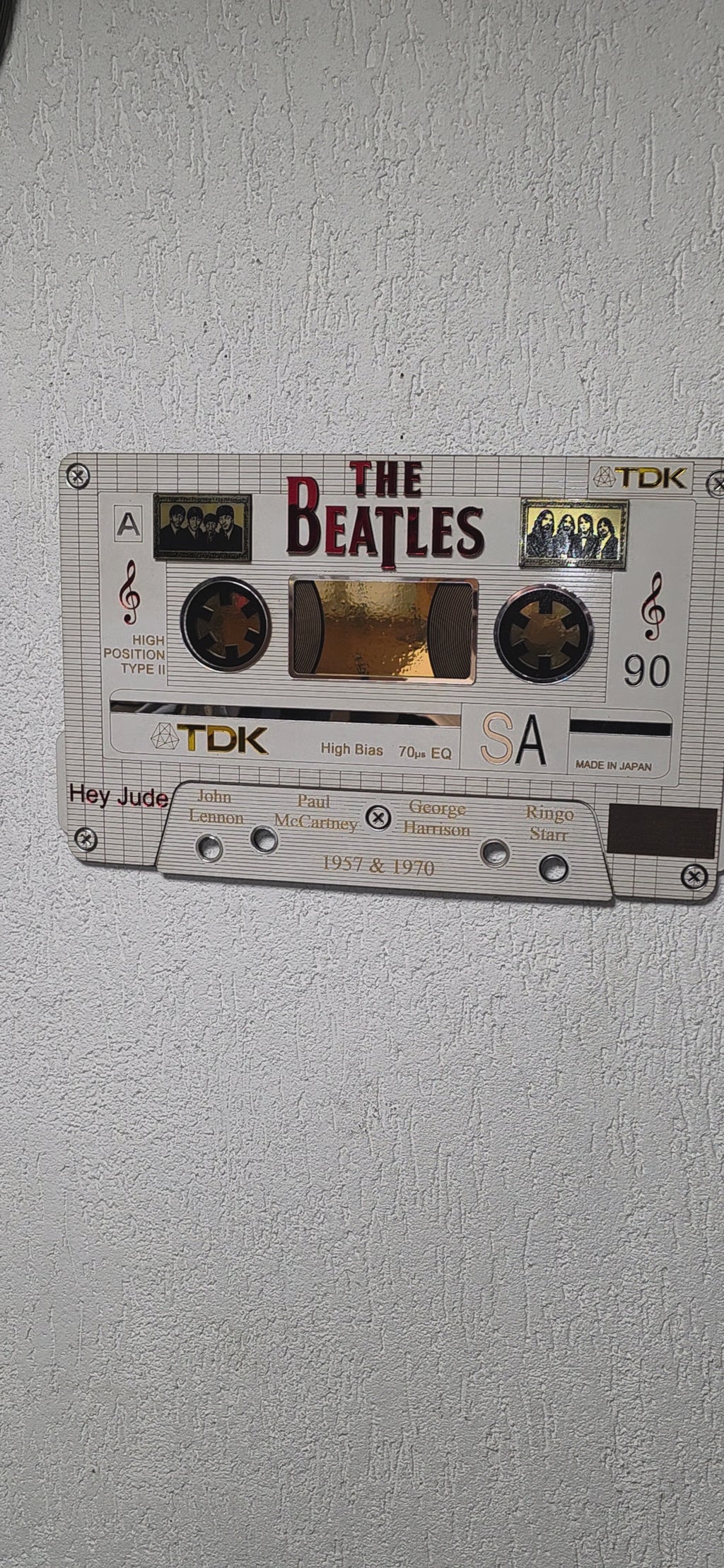 Casete Los Beatles Blanco