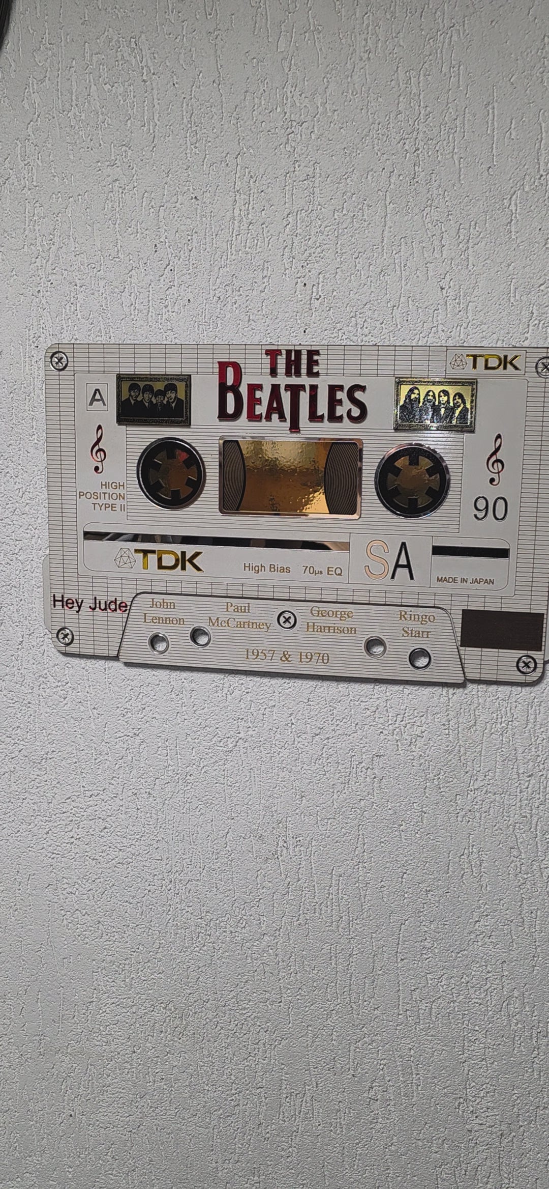 Casete Los Beatles Blanco