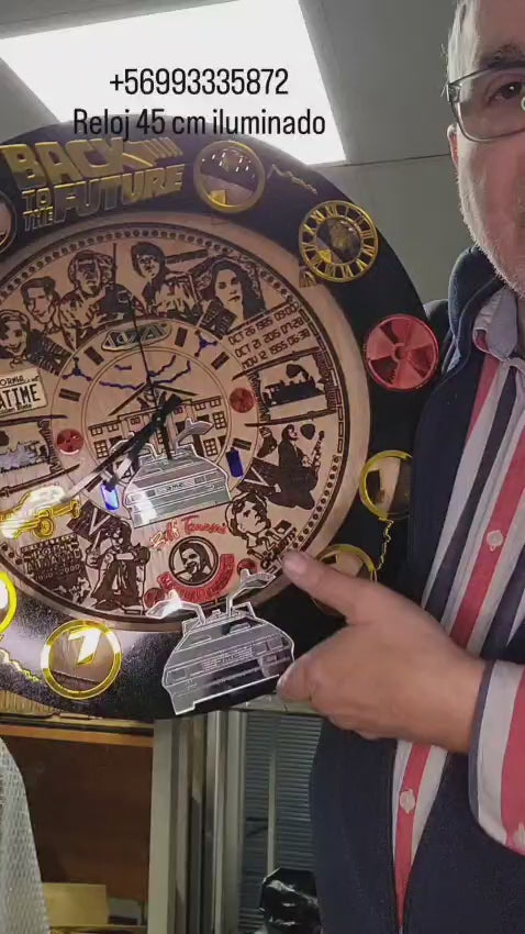 RELOJ VOLVER AL FUTURO